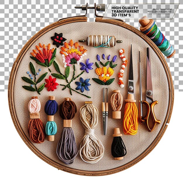 Zestaw trzech projektów haftu